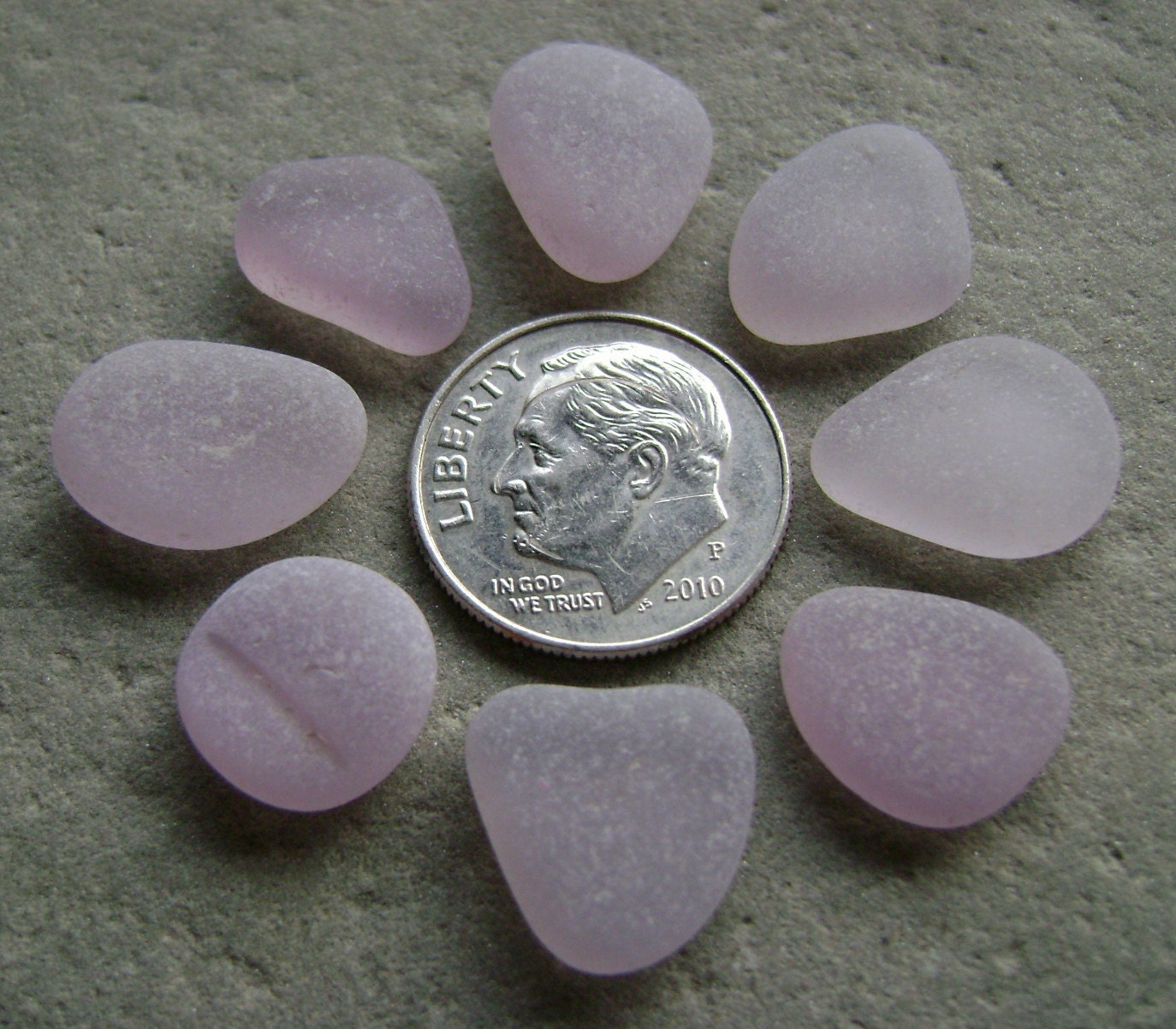 8 Flawless Lavender - Genuine Sea Glass