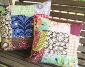 Add on a Patchwork pillow sham, 14x14 inch, YOU PICK FABRICS