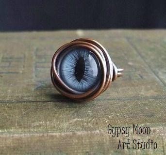 The Eyes Have It. Evil Eye Ring Custom Made