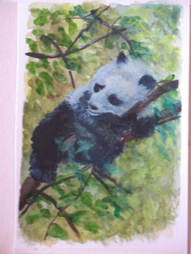 Panda Bear Painting