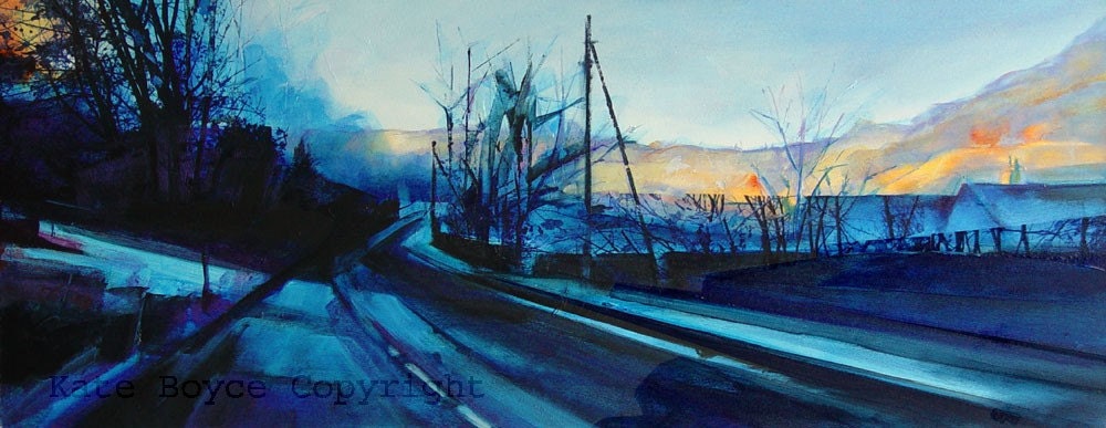 SALE ITEM - Early Morning Light, Cragg Vale. ( Limited Edition Archival Print - Size 2 )