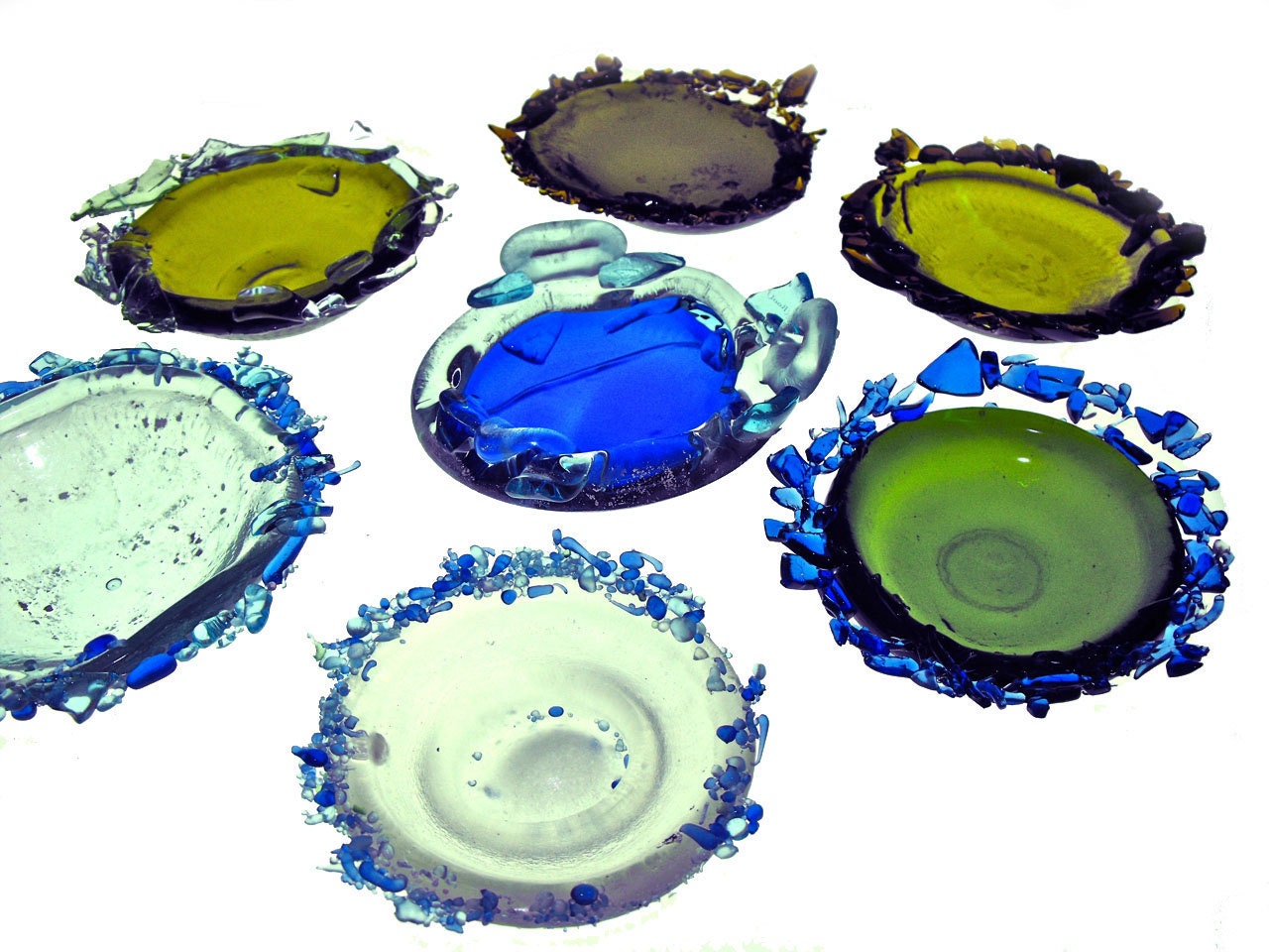 Recycled Glass Finger Bowl