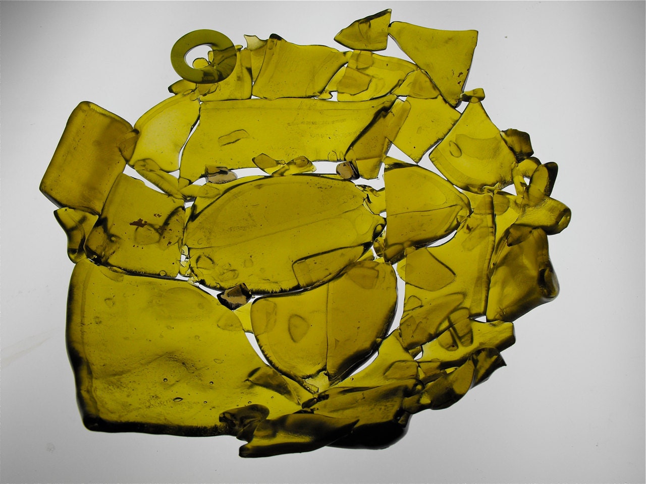 Broken Bottle Bowl - Chardonnay