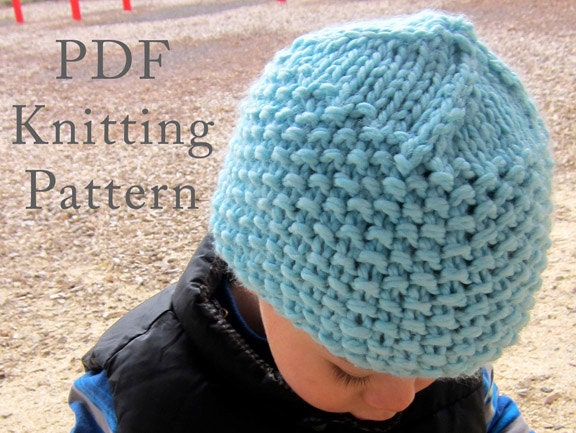 KNIT PATTERN PDF, Norah Baby Hat