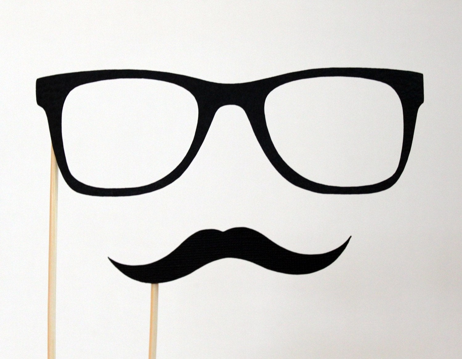 Photobooth Props. Photo Booth Props. Photo Props. Mustache on a Stick