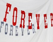Photo Booth Prop. Photo Prop. Forever Garland Banner. Wedding Decor.