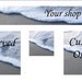 Etsy Banner set beach theme, ocean art, seaside, graphic art
