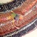 RESERVED - autumn rustic handknit silk and wool wrap shawl scarf from the enchanted forest - earth maiden