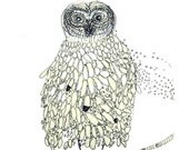 The story teller - mini print /note card