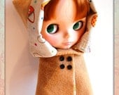 SHOPPING DAY CAMEL CAPE AND BONNET SET