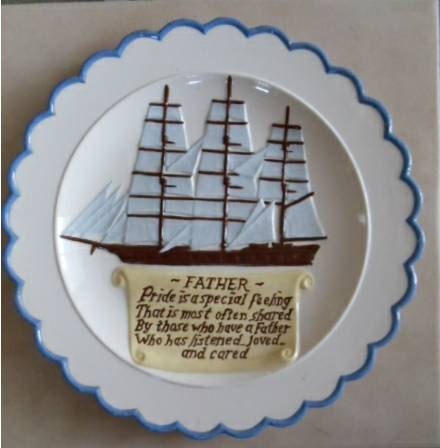 Ceramic Father's Day Plate