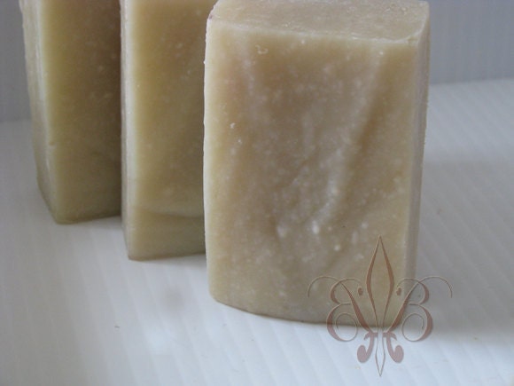 Handmade Soap: Organic Sandalwood, Sage, Amber Shea Butter Bar Soap - Artisan Soaps