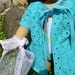 Swim suit, cover up and sarong for your American girl doll, last one