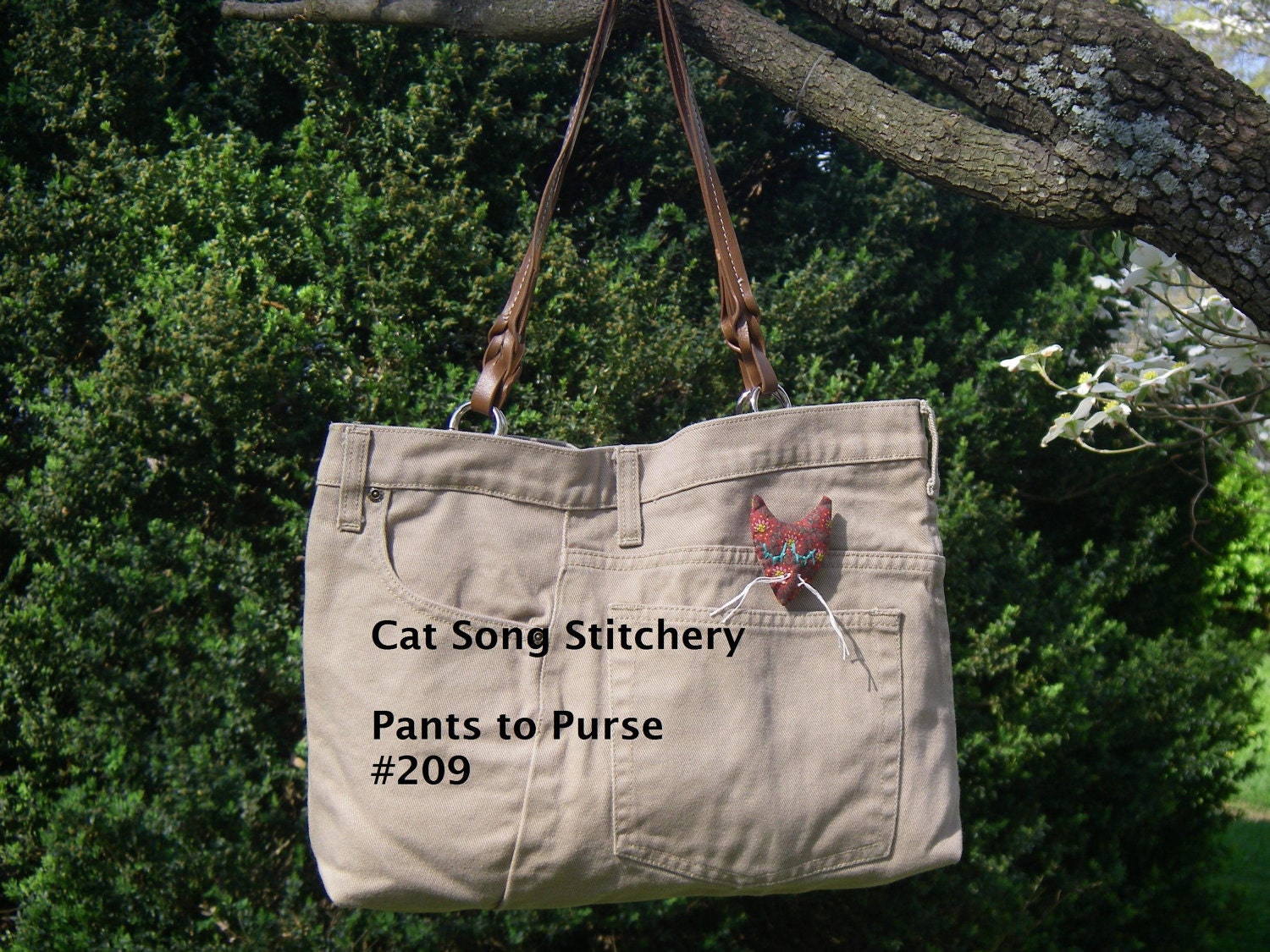Remake Old Pants To New Purse, market bag, tote bag, messenger bag, purse, easy,  Sewing Instruction -pdf