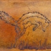 Tribal Fox leather pouch