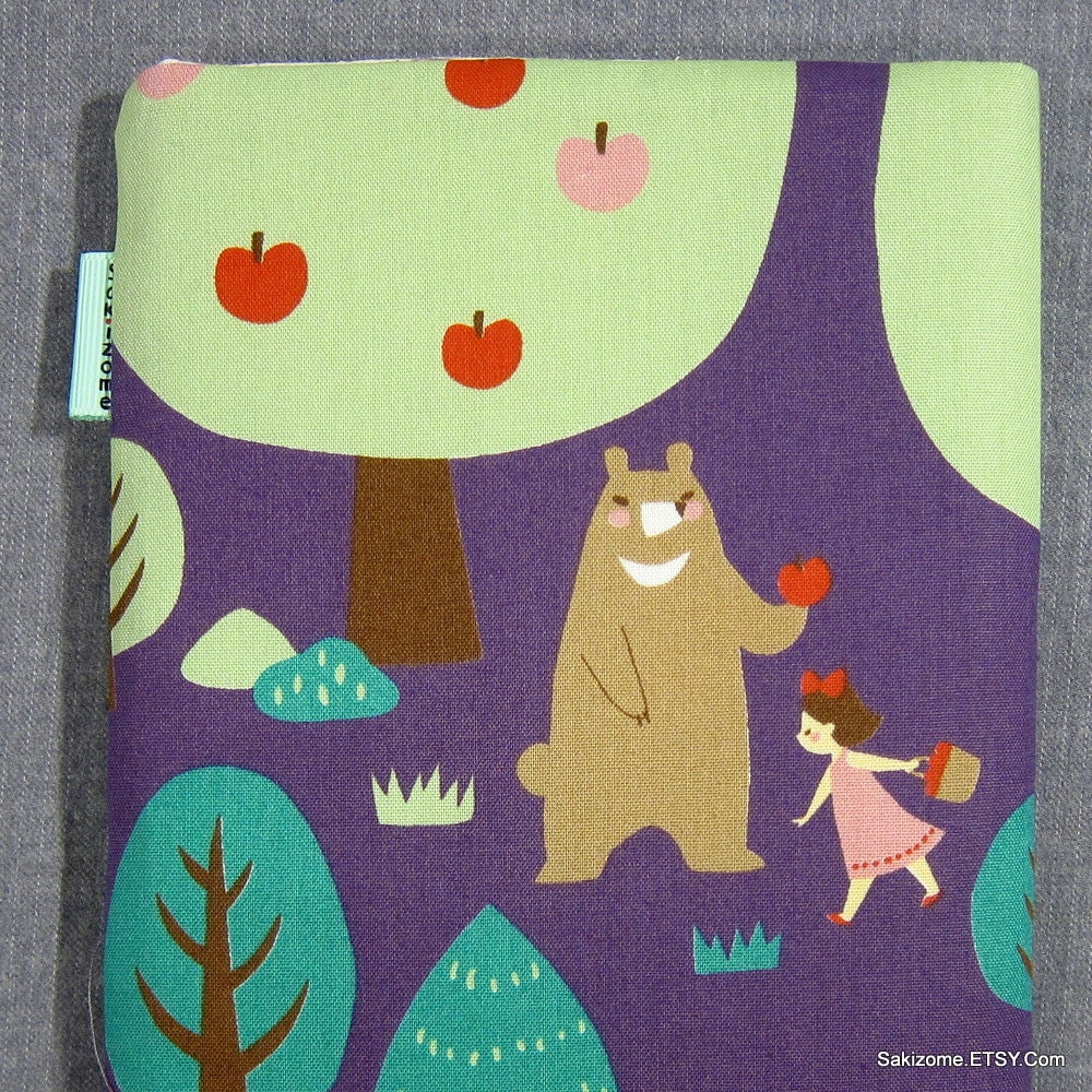 iPad Mini Kindle Nook Kobo Padded Sleeve - Through the Wood