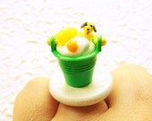Kawaii Food Ring Ice Cream Sundae Fruit Candy