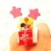 Happy Birthday Candy Gummy Bear Candle Cookie Ring