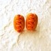 Hot Dog Mustard Stud Earrings Food Jewelry Miniature