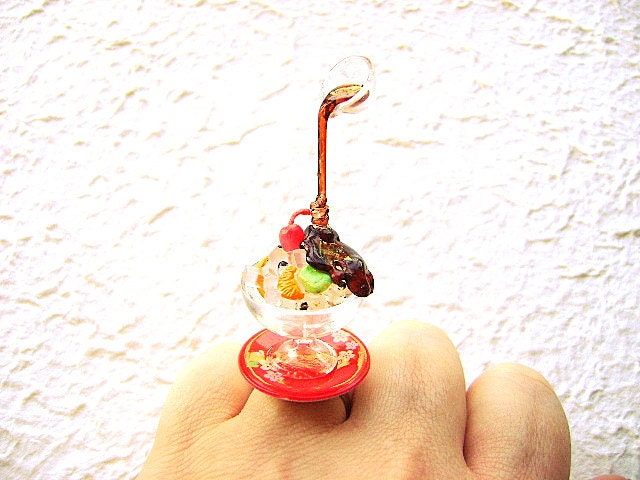 Kawaii Cute Japanese Floating Ring Dessert