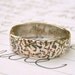 wedding band ring . to unpathed waters undreamed shores shakespeare quote ring . woodgrain tree bark wedding band . ready to ship size 10