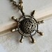 Nautical Ship Wheel Necklace