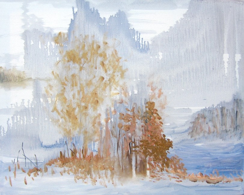Starved Rock Park, oil on stretched canvas, 30x24