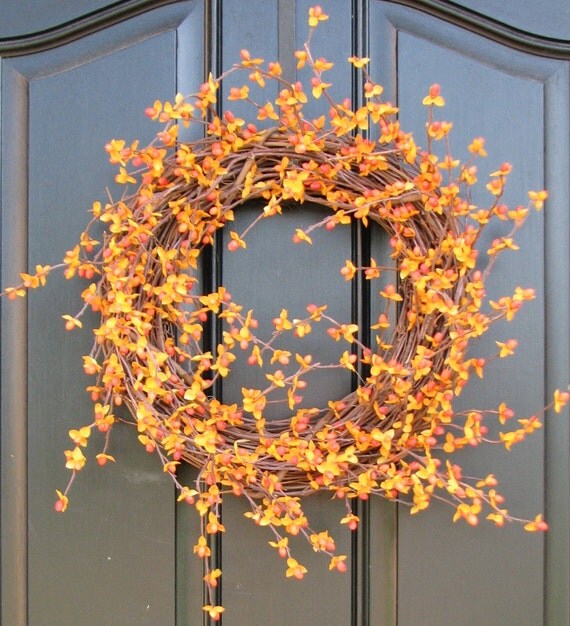 Bittersweet Wreath by twoinspireyou on Etsy