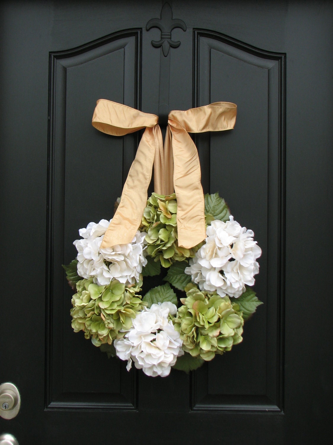 Wreaths - Hydrangea Wreath - Hydrangea Blooms for Spring and Summer