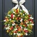 Spring Tulips wreath - Tulips - Front Door Wreath