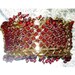 65 percent off- Gorgeous Festive CUFF Sparkly Cranberry Red Belly Dancing accessory on Sale