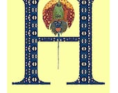 H Horseshoe Crab Alphabet Print