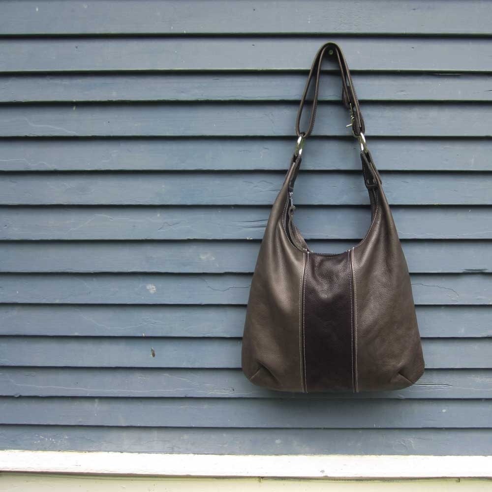 oversized hobo - large leather bag - leather hobo bag - customizable crossbody hobo bag