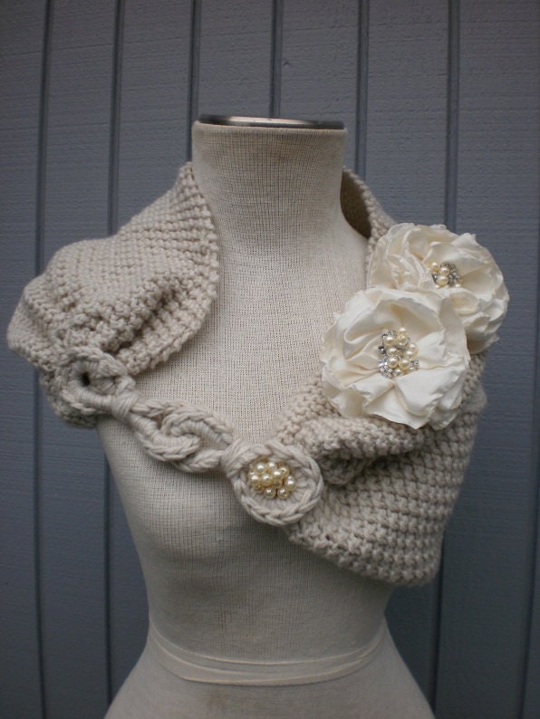 Bridal wedding shrug Very Versatile  Design Of  Mine