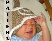 Crochet Pattern Pointy Top Earflap Gnome Hat - infant sizes - Pattern 308 INSTANT DOWNLOAD