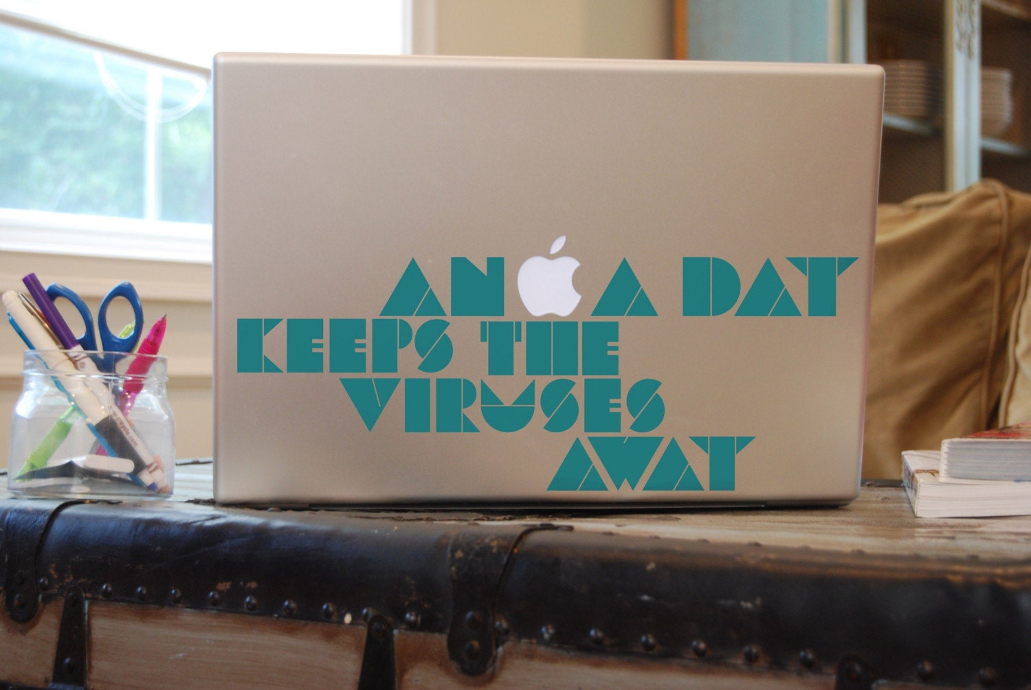Apple a Day Laptop Graphic item 40005