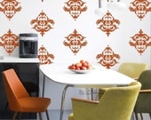 Classic Damask - 16 Graphics, Vinyl Wall Decal, Vinyl Wall Graphics, Wallpaper, Stickers, item 10032