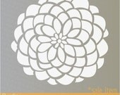 Vinyl Wall Graphic SALE ITEM- 9 in. WHITE Bloom Decal, Sticker