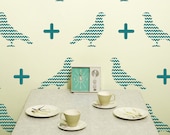 Vinyl Wall Decal, Chevron Birds- 20 graphics, Wallpaper, Stickers, item 10039
