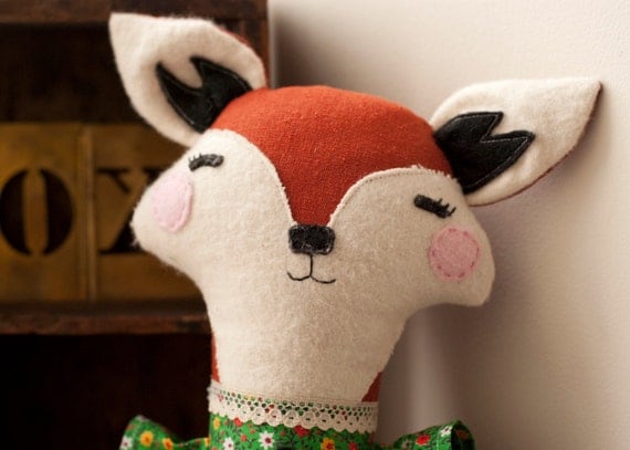 Miss Lady Fox Doll- Custom Made