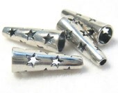 Sterling Silver Cone with Stars 13x5.5mm (2)
