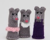 Mouse Family Finger Puppet Set (Includes Dad Mouse, Mom Mouse, Brother Mouse, Sister Mouse, and Baby Mouse.)  We can create custom orders.