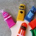 Friendly Monster Finger Puppet Set.  We can create custom orders of individual puppets or puppet sets.