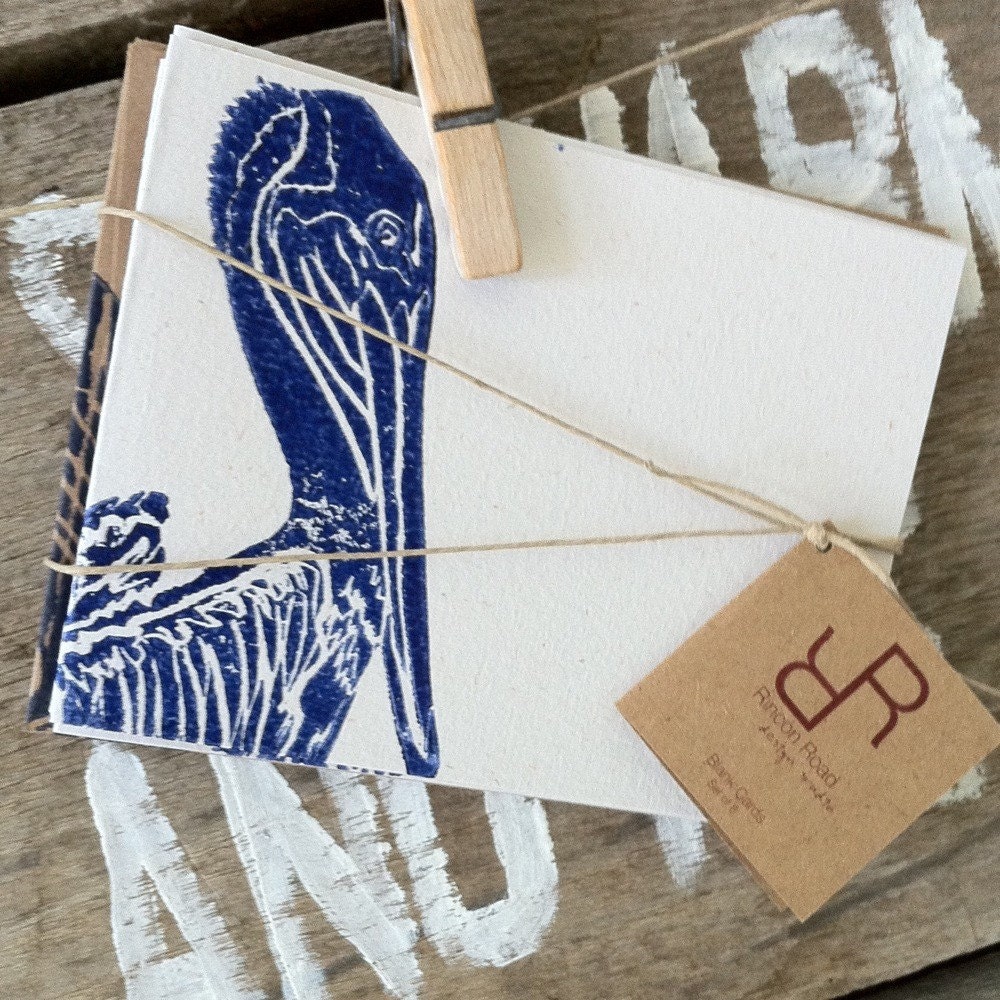 Pelican - Set of 8 Blank Cards