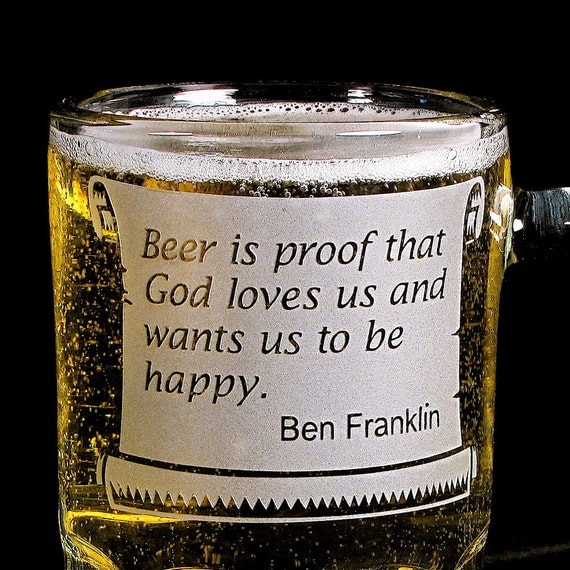 Benjamin Franklin Quotes About Beer. QuotesGram