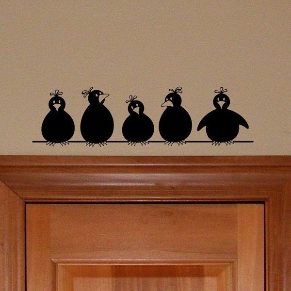 Vinyl Decals  Daney Birds on a Wire