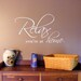 Relax You're at Home, vinyl lettering