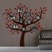 Family Tree with photos and leaves, vinyl decal