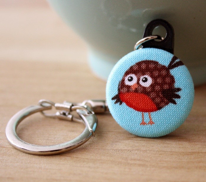 Keychain - Bird Keychain by Vegancraftastic