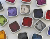 NEW heartfelts in a tiny, terrific, reusable tin- any color